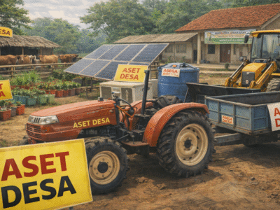 Ilustrasi aset desa. (Artficial Intelligence)